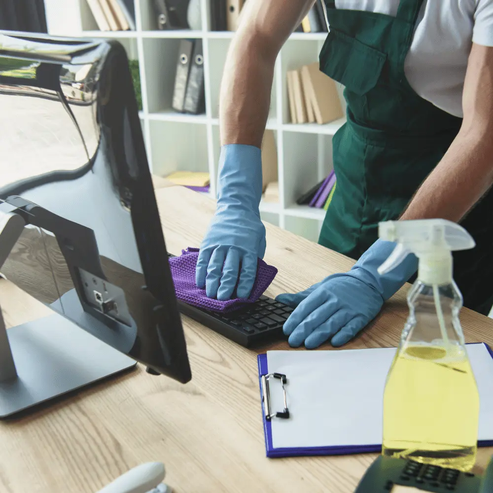 Desk cleaning